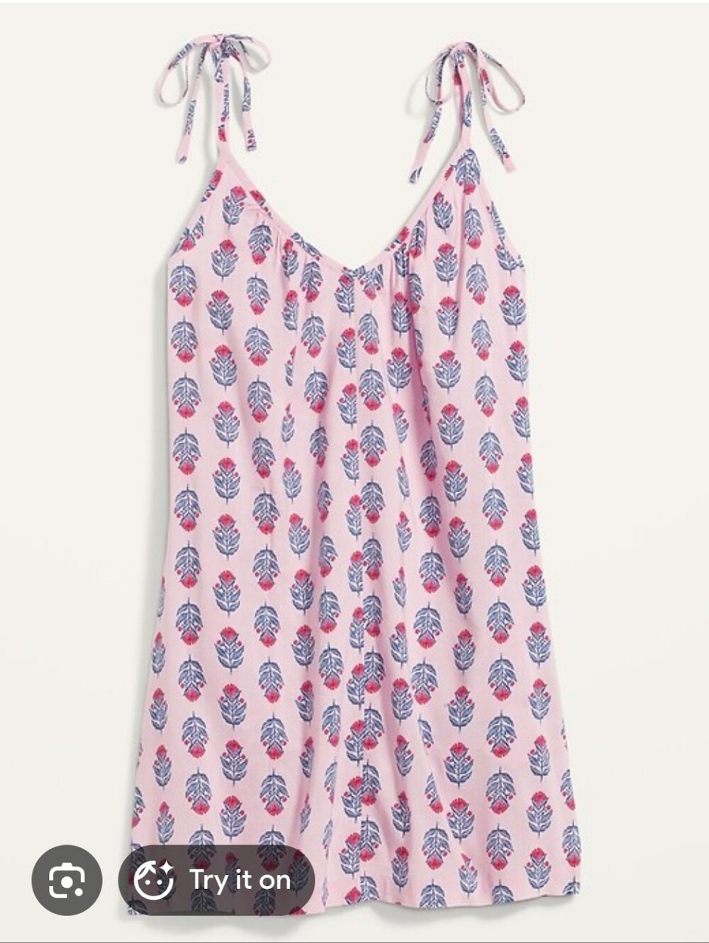 Old Navy Tie-Shoulder Mini Swing Dress, Size L